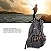 Natudeco Fishing Vest Backpack Outdoor Fishing Vest Adjustables Shoulder Straps and Belt Black Average Size for Men and Women Outdoor Activity