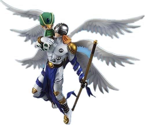 EVURU Digimon Figure Angemon & Angewomon Figure Action Figure Action Figure 1/8 Scale