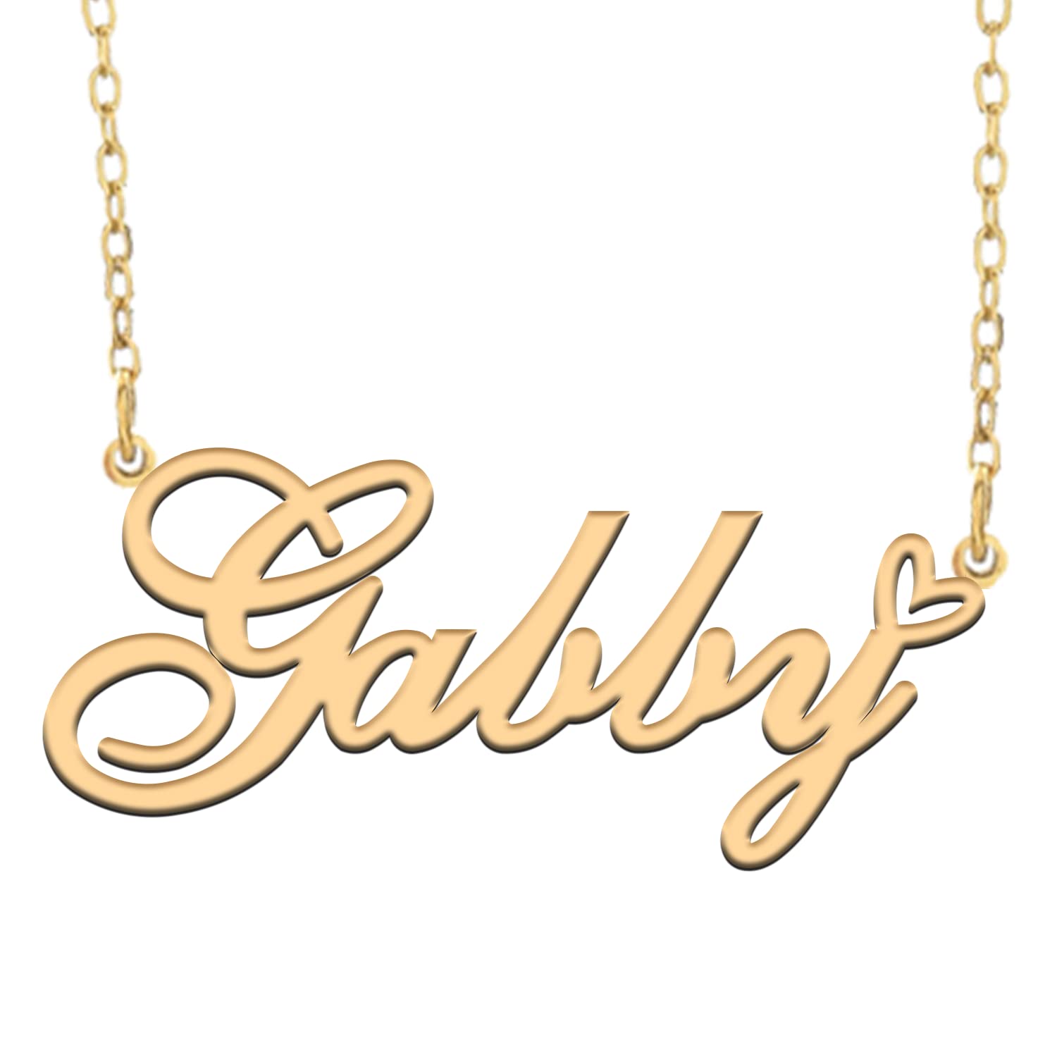 Custom Name Necklace Customized Personalized Plated Name Necklace for Mother Daughter Friendship Women Valentine's Day Christmas Birthday New Year