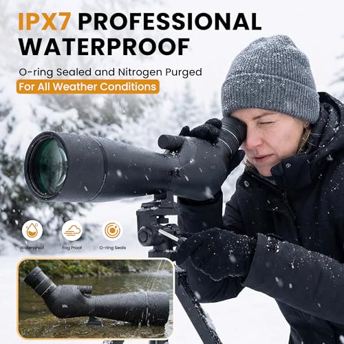 Image of Spotting Scope HD Optics 20-60x80 for Target Shooting