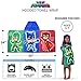 PJ Masks Bath/Pool/Beach Soft Cotton Terry Hooded Towel Wrap, 24