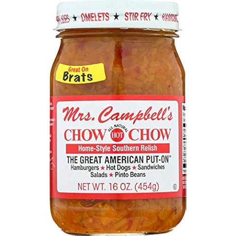 Mrs. Campbell’s Chow Chow, Hot Chow Chow, 16 oz Cover