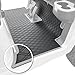 Xtreme Mats Full Coverage Golf Cart Floor Liner Mat W/Color Options- Fits Club Car Models Precedent (2004-2020)/Onward & Tempo (2017-2020) - Black with Grey Trim