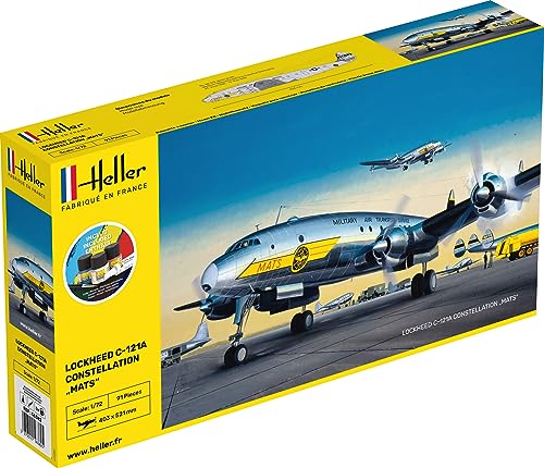 Heller Avion Maquette : Starter Kit : C-121A Constellation Mats