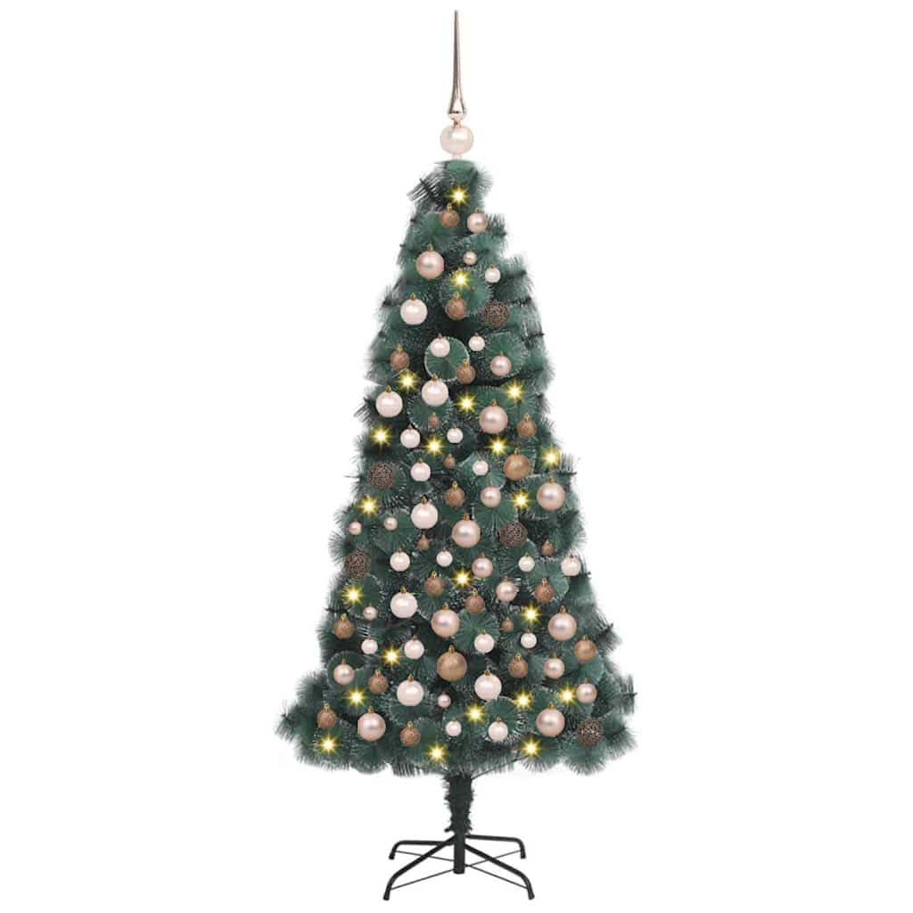 Sztuczna choinka z baldachimem zielona 120 cm, USB LED
