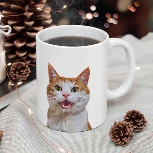 Taza personalizada con retrato de mascota miniatura 3
