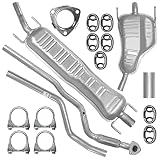 Auspuffanlage Schalldämpferset Auspuff für Opel Astra H 3 III Kombi Caravan 1.8