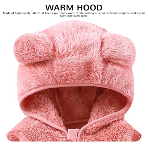 Baby Boy Winter Fleece Coat Toddler Girl Jacket Infant With Hood Panda Outerwear2