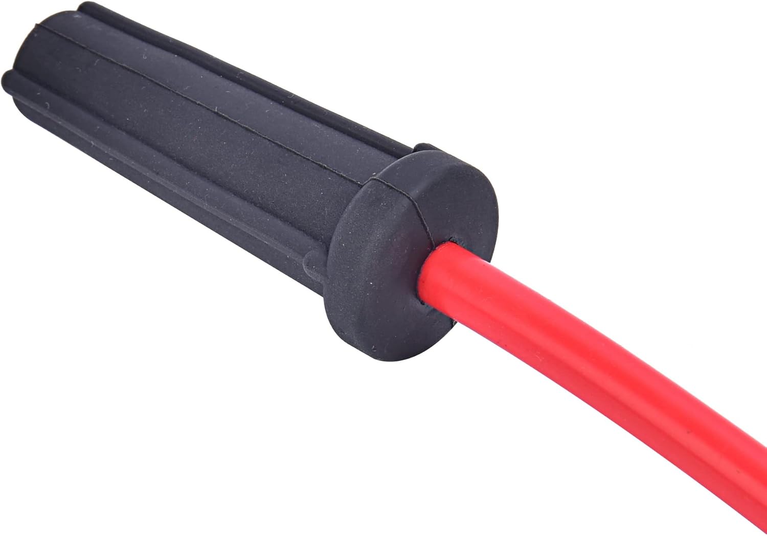 Spark Plug Wires Set 9748HH 8.0mm Red + 41-962 Spark Plugs Compatible with Cadillac Escalade, Chevy Silverado Suburban Tahoe GMC Sierra Yukon 16-Pack