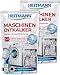 Heitmann Maschinen Entkalker für Waschmaschinen und Geschirrspüler: hochwirksame Entkalkung mit 1 Durchlauf, Reiniger gegen Kalkablagerungen und unangenehme Gerüche 2 x 175g