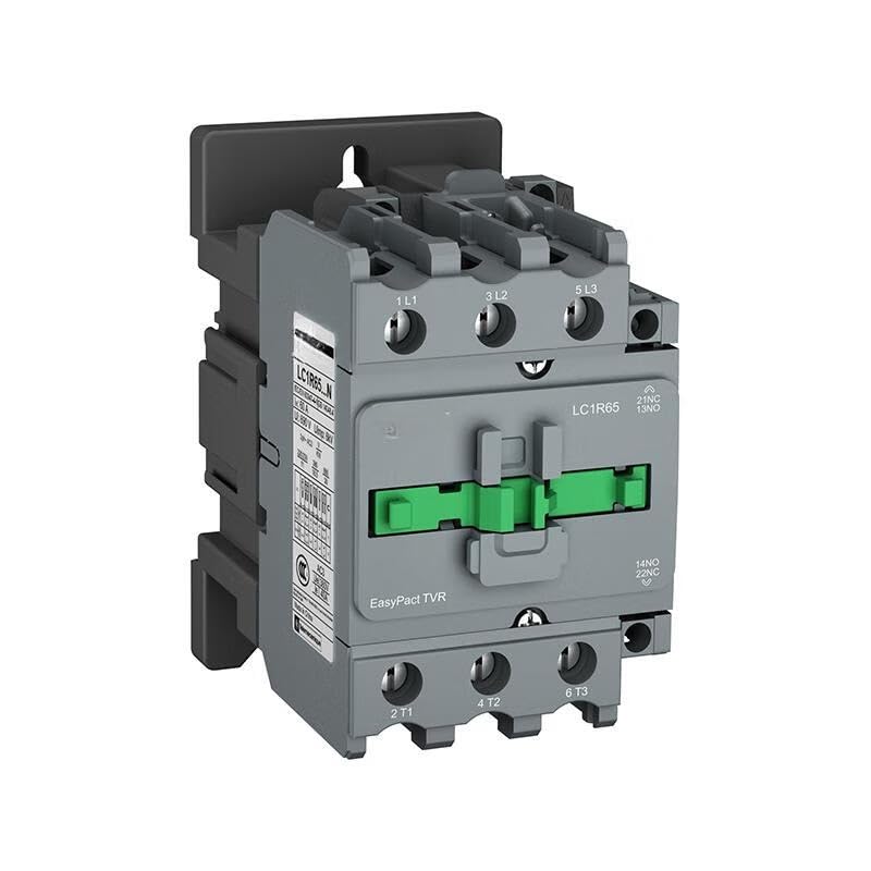 Contacteur tripolaire CA EasyPact TVR 65 A pour piloter un moteur triphasé en 110V