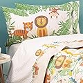 Completo Lenzuola Letto Caleffi Lenzuola Tropical in Cotone Singolo