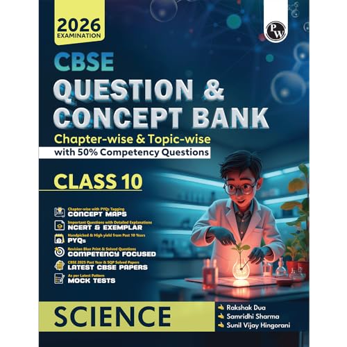 (Old Edition) PW CBSE Question Bank Class 10 Science Chapter-wise...
