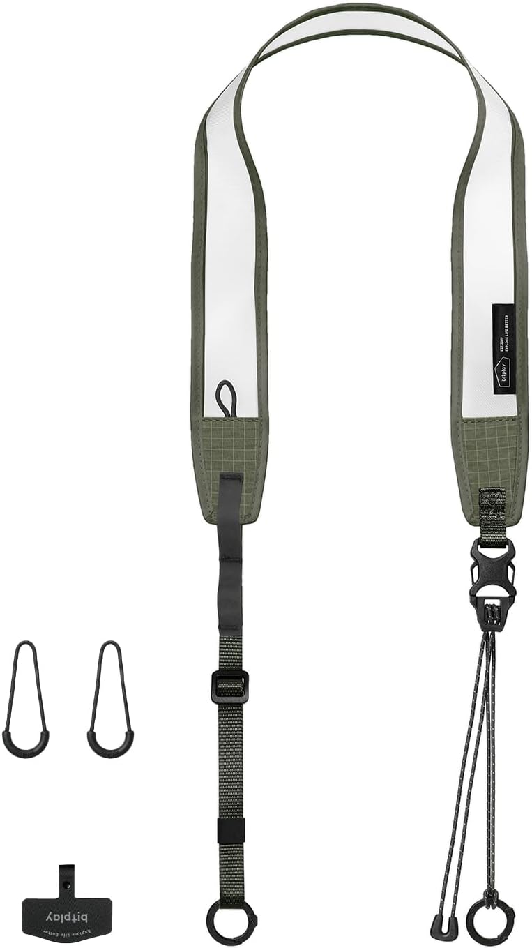 bitplay Ｗander Mesh Strap, Camera Strap, Phone Lanyard with Phone Tether Tab, Quick Release, Suits Most Camera and Cellphone