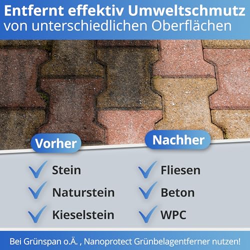 Fassadenreiniger Nanoprotect Steinreiniger Konzentrat 1 kg