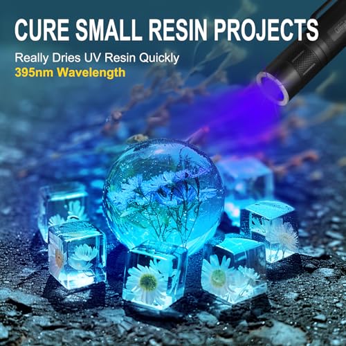 ULTRAFIRE UV Torch 395nm LED Blacklight, 2 Modes Small UV Light - Image 2