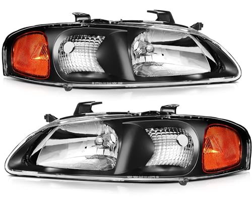 LBRST Headlight Assembly Compatible with for Nissan Sentra 2000-2003 Bulbs Not Included 26060-4Z625 26010-4Z625