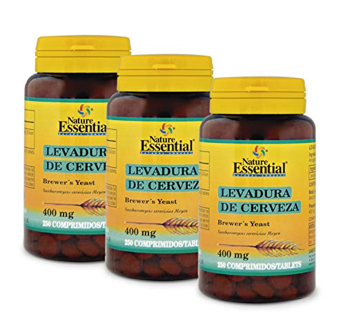 Levadura de cerveza 400 mg. 250 comprimidos. (Pack 3 unid.)
