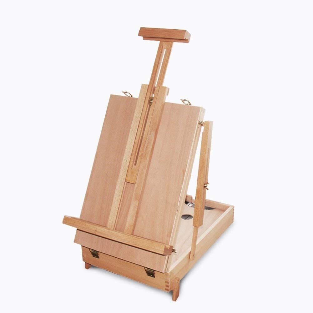 NGDFGR Easel Aluminum Alloy Drawing Box Sketch Oil Ing Board Shelf Multifunction Promotional Advertisements Exhibitions ++Aluminum Alloy Artists Craft Box,