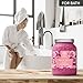 Rose Bath Salts 46 Oz - Natural Rosewood Oil & Rose Extract - Best for Relaxing - Good Sleep - Beauty - Bathing - Body Care - Wellness - Relax - Aromatherapy - Spa