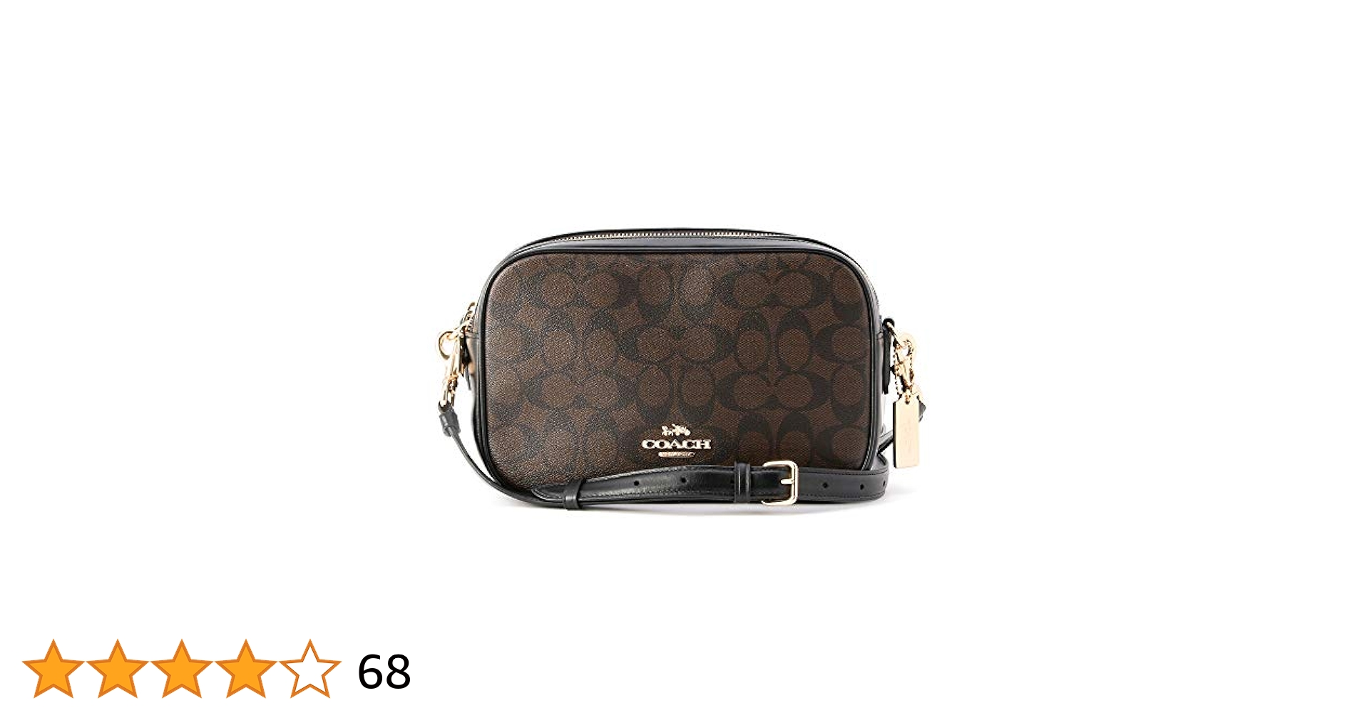 COACH ショルダーバッグ 黒/茶 COACH コーチ ショルダーバッグ レディース シグネチャー 2way