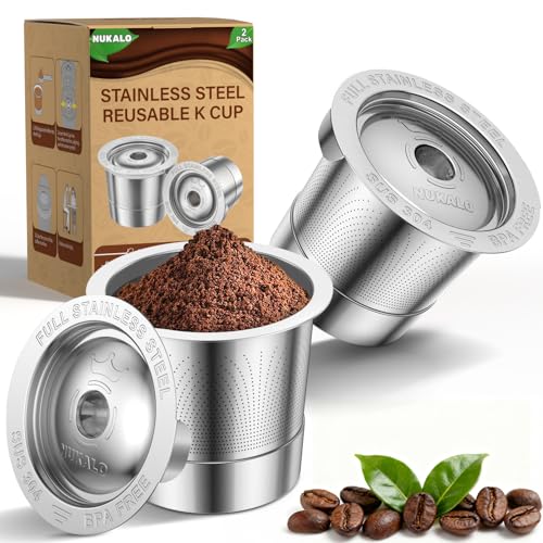NUKALO Stainless Steel Reusable K Cup