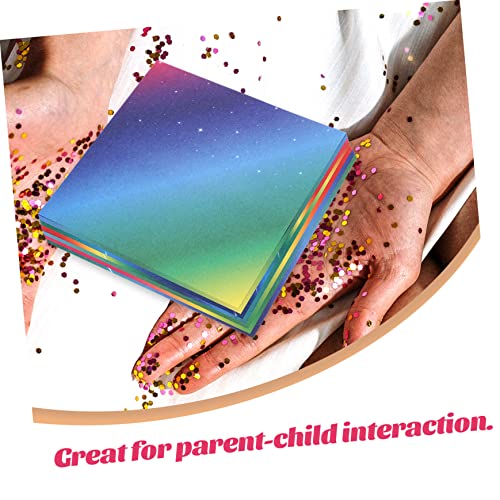 TEHAUX 600 Folhas De Papel De Construção Para Decoração DIY Artesanato Feito À Mão Papéis Gradientes