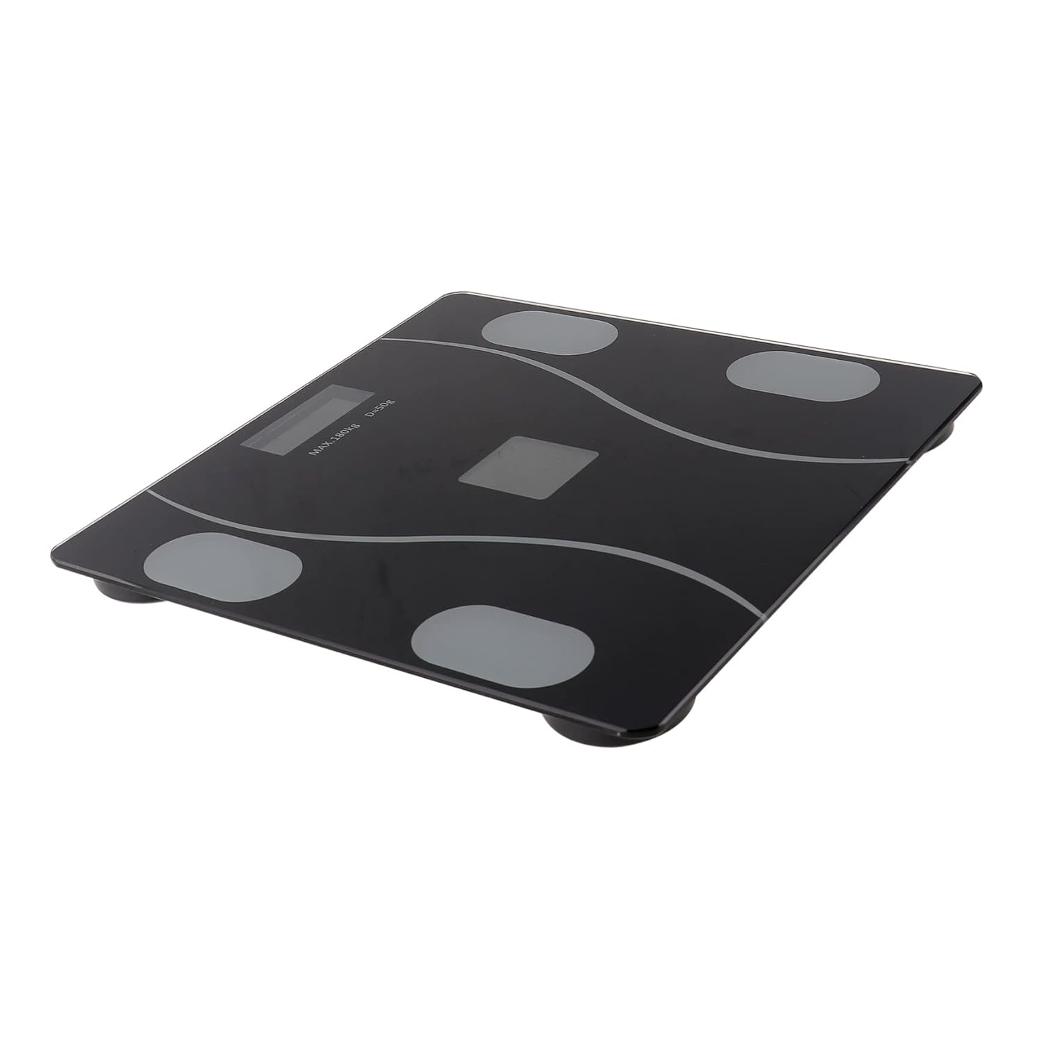 VOSAREA Weight Scale USB Rechargeable Management Scale with LCD Display for Home Use for Health Monitoring