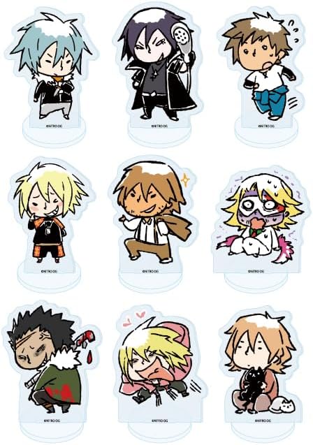Nitrochiral 02 Gainu no Blood (Official Illustration) Acrylic Petit Stand, Box of 9