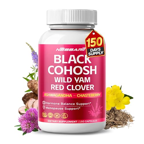 NESSARIT Black Cohosh 9,600mg* – Hormonal Balance Support with Wi...