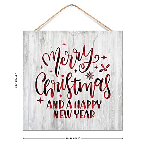 Décoration murale en bois Noël 30cm chic et moderne pour cuisine