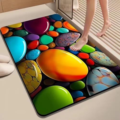 Alfombrilla de baño de tierra de diatomeas con absorción funcional 2