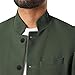 Mens Casual Suit Blazer Jackets Stand Mandarin Collar Lightweight Lined Sport Coats Business Coats (US, Alpha, Large, Regular, Regular, Dark Green)