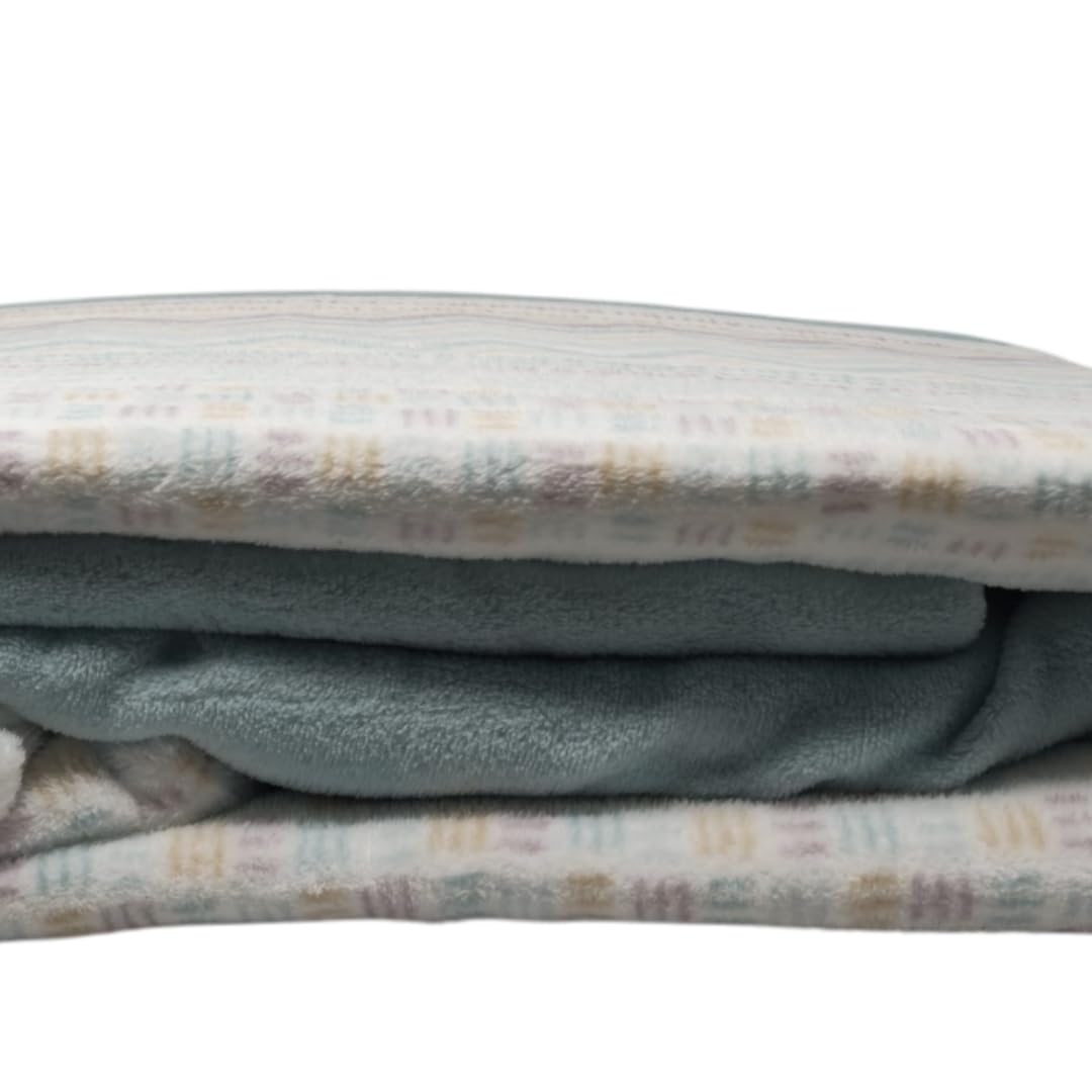 Juego de Sábanas 3 Piezas Coralina 180gr Invierno | Cama 90, 105, 135, 150 y 180 cm | 6 Diseños + Infantiles Unicornios y Dinosaurios (Cristal Aqua, Cama 180cm)