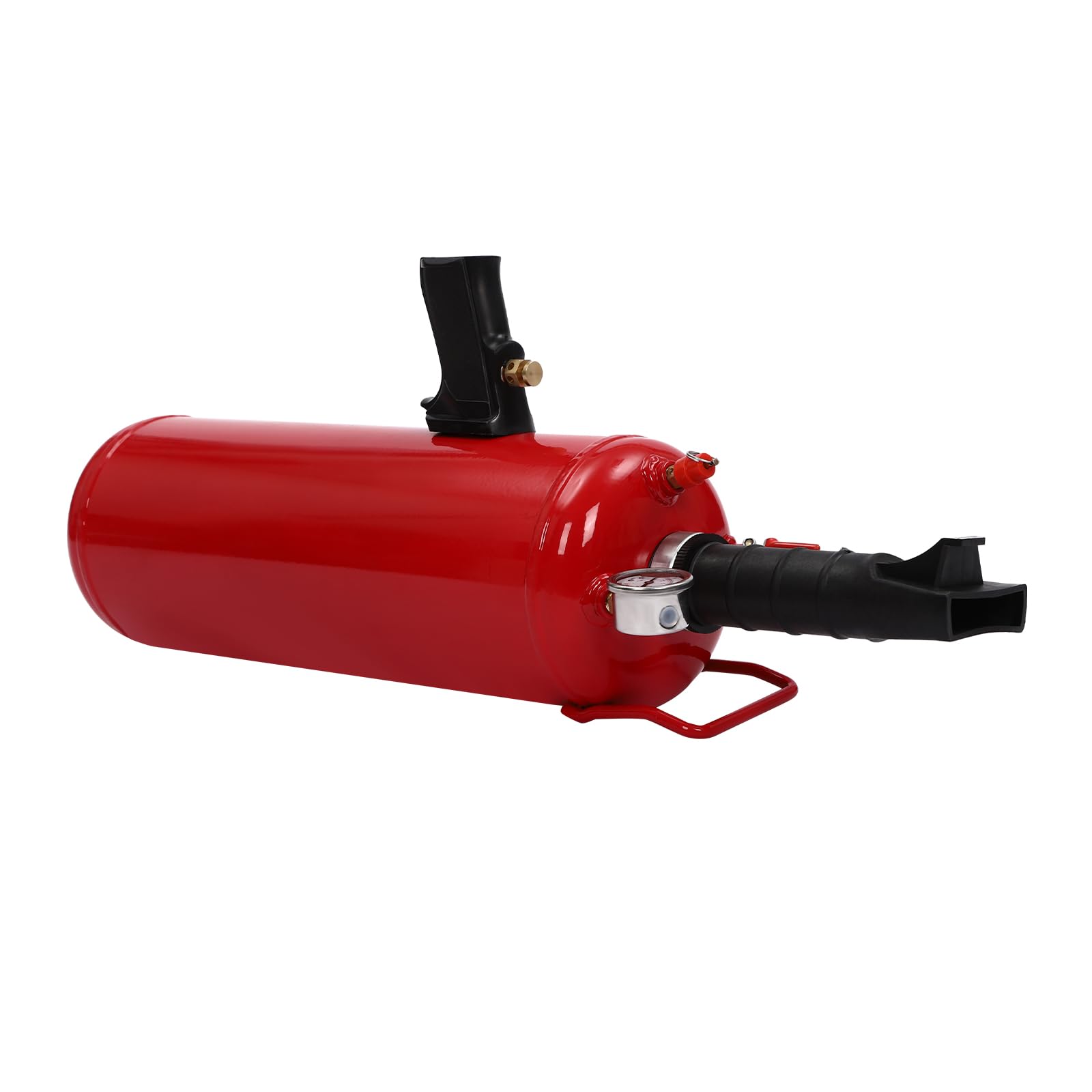 Serbatoio d'aria 9L 8 bar, Gonfiatore per pneumatici moto veicolo elettrico,Bottiglia aria compressa portatile con manometro, serbatoio di gonfiaggio in acciaio per officina, valvola di