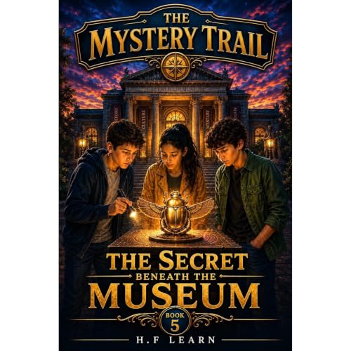 The Secret Beneath the Museum: An Exciting Mystery Adventure for Kids 9-12 (The Mystery Trail, Book 5) Audiobook By H.F Learn