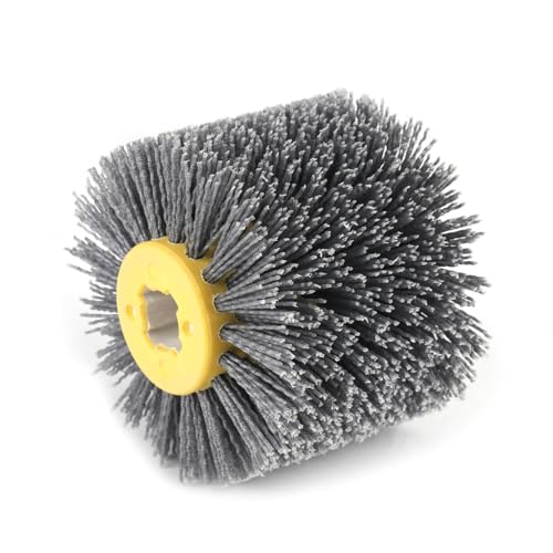 Schleif-Nylon-Drahtrad-Trommel bürsten, Polier-Polier-Reisrad-Trommel-Brenn bürste für Holz polieren