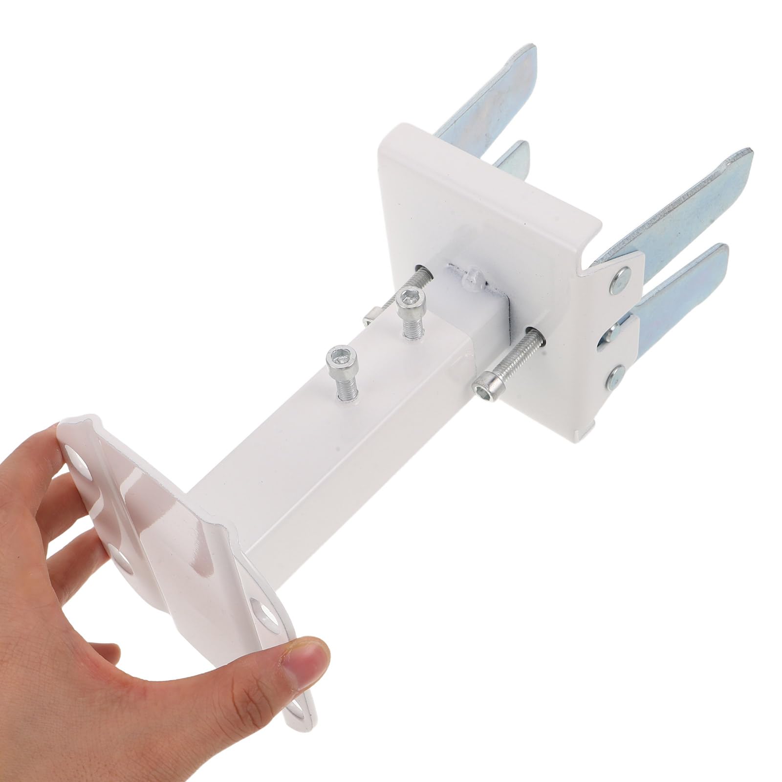 Soporte de Suelo para Radiador de Panel Ajustable, Acero al Carbono, Base Ovalada de 1 Pieza, Altura Regulable de 14 a 21 Cm, Soporte Estable para Sistemas de Calefacción