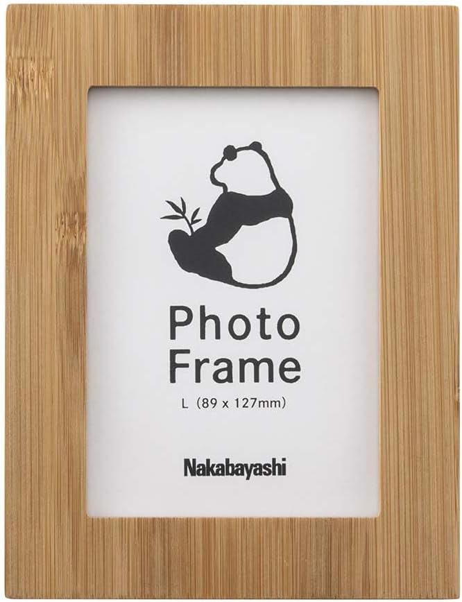 Nakabayashi F-TW-105-NA Bamboo Photo Frame, Large, Natural