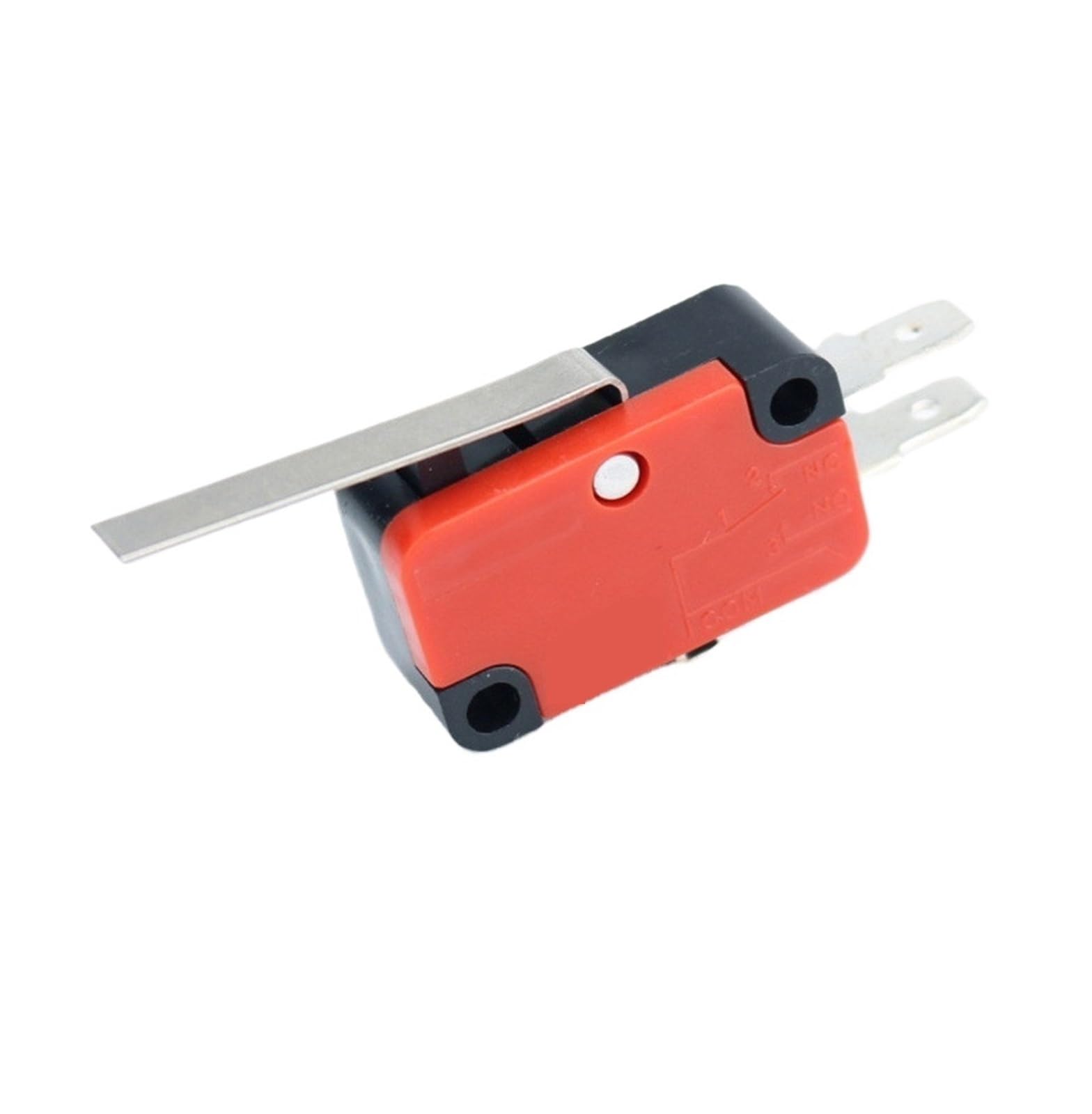 10 interruptores de límite de palanca de bisagra rectos cortos V-152-1C25 SPDT 1NO 1NC de 3 pines