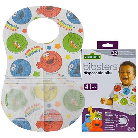 Bibsters Sesame Street Disposable Bibs Cover