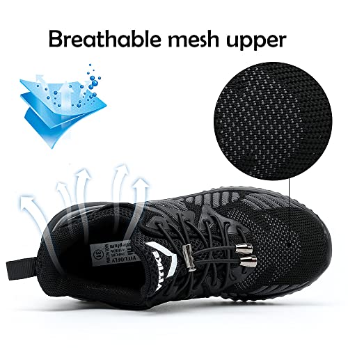 Image of JMFCHI Boys Girls Kids Sneakers Knitted Mesh Running Tennis Athletic Shoes