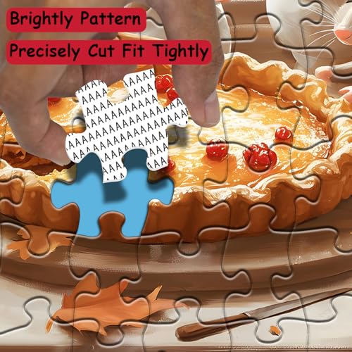 Puzzles de Ratones Lindos para Adultos 1000 Piezas, Puzzles de Ratones de Cocina de Otoño, Rompecabezas Difícil de Animales para Arte de Pared en Casa miniatura 4
