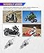 SCUARI 2PCS A7TC Spark Plug,Car Accessories Motorcycle Spark Plugs,Used to GY6 50cc 70cc 90cc 110cc 125cc ATV Scooter Dirt Bike Moped Go Kart Racing Bike,Compatible with C7HA C5HA PZ7HS S102F Z12