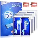 ACWOO Tiras Blanqueadoras De Dientes, 21 Sesiones Blanqueador Dental, 42 Piezas ​Blanqueamiento Dental Tiras, Teeth Whitening Strips para Eliminación Manchas Dentales et Refresca Respiración