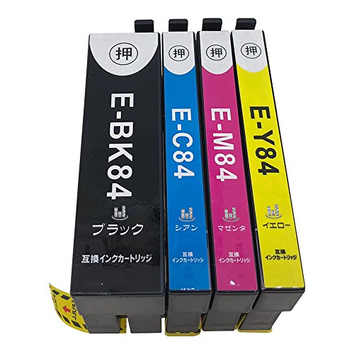 Amazon.co.jp: IC4CL84 (IC84)BK/C/M/Y 4色セット エプソン用 新互換