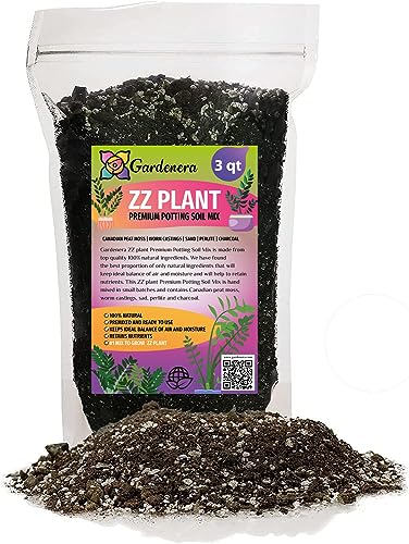 Gardenera Premium ZZ Plant Superior Growth Soil - Perfect Aeration for Robust Root Development &...
