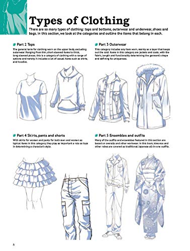 How To Create Manga: Drawing Clothing And Accessories: The Ultimate Bible For Beginning Artists (With Over 900 Illustrations) #TOP7
