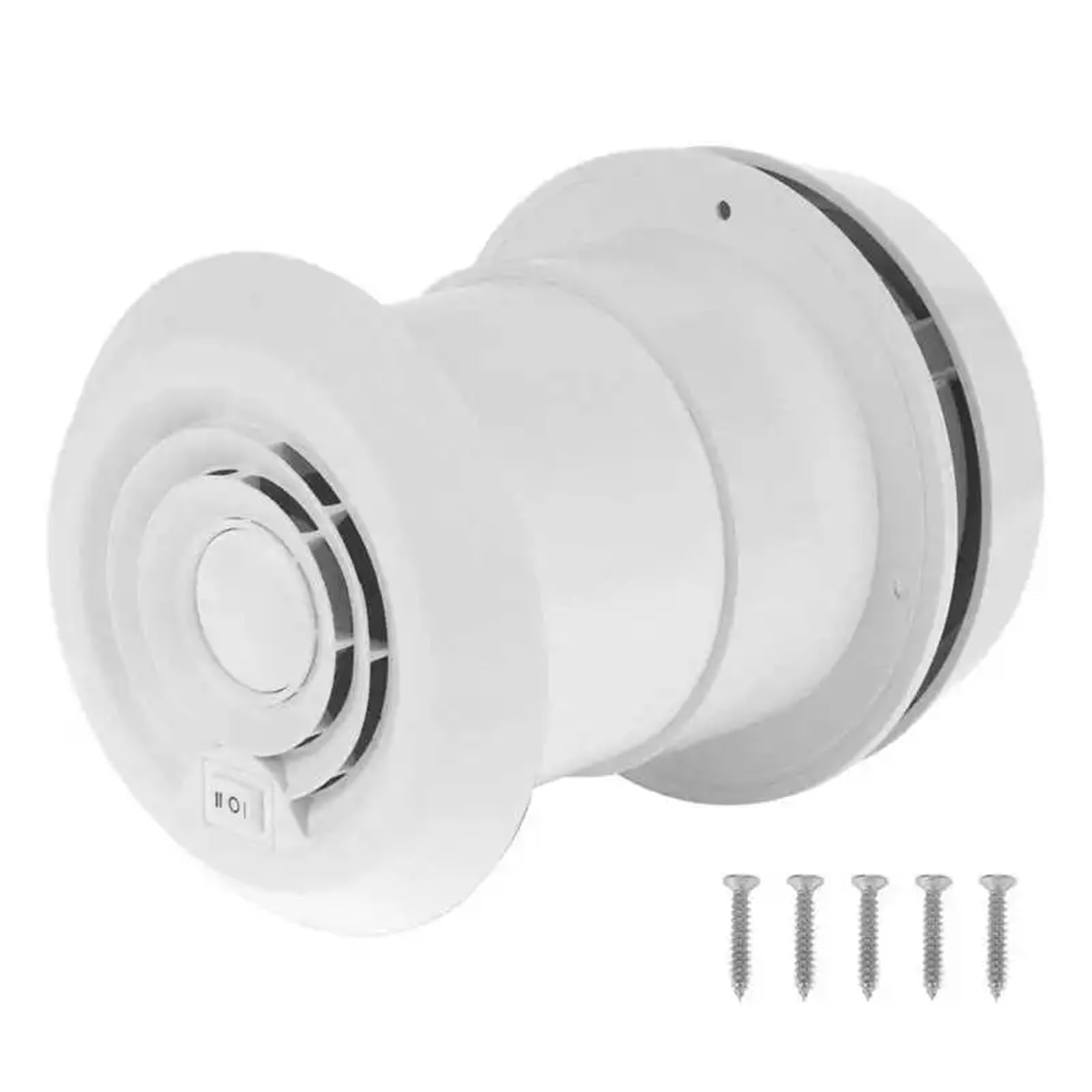 Ventilador de Techo for Caravana o Autocaravana de 12 V, silencioso, con Rejilla de ventilación y Extractor for autocaravanas, caravanas, remolques de Viaje y Furgonetas. Equipos de Ventilación