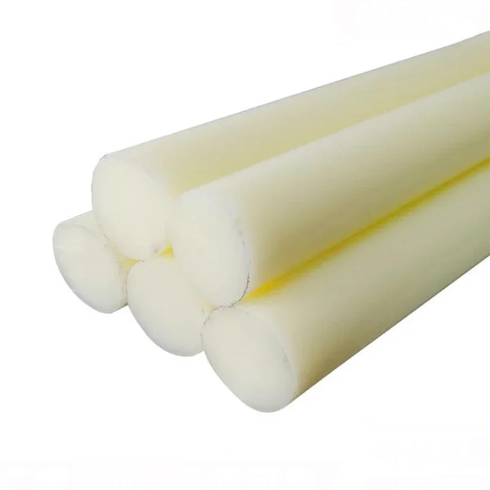 Nylon Stange 1 Stück Beige Nylonstange Kunststoffstange Rundstange Verschleißfeste Hartstange Massivzylinder Durchmesser 15-45mm Verarbeitungslänge 500mm(40mm)